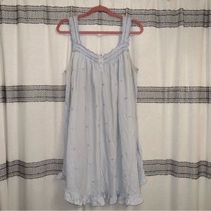 Vintage baby blue mini night gown